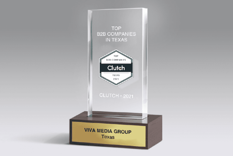 Clutch.com Names Viva Media as a “Top Web Design Company in Texas” for 2021
